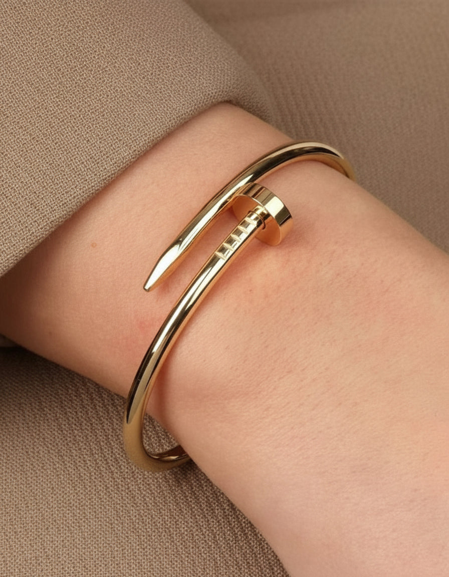 Elegant Nail Bracelet -Minimalist Screw Bangle Jewelry