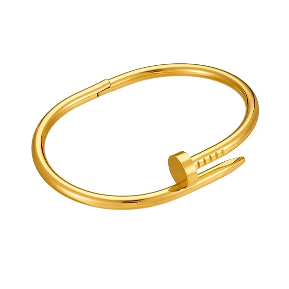 Elegant Nail Bracelet -Minimalist Screw Bangle Jewelry
